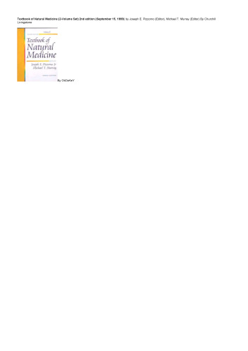 Textbook of natural medicine (2 volume set)