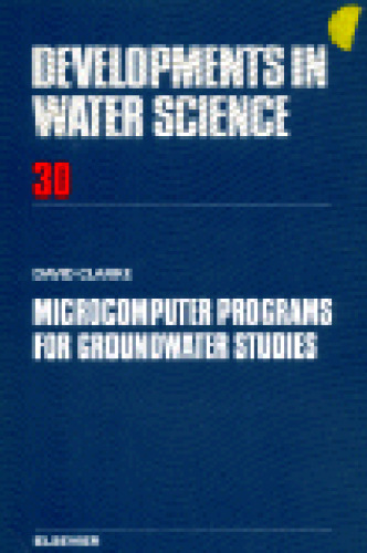 Microcomputer programs for groundwater studies, Òîì 30