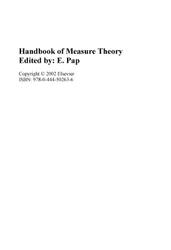 Handbook of Measure Theory: In two volumes