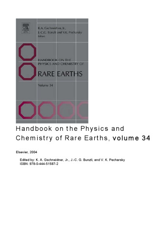Handbook on the Physics and Chemistry of Rare Earths. vol.34