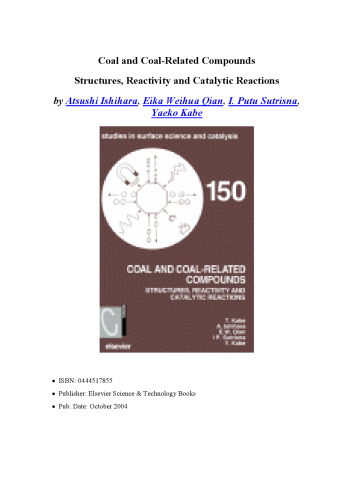 Coal and Coal-Related Compounds: Structures, Reactivity and Catalytic Reactions