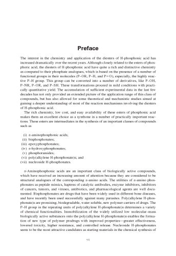Chemistry and Application of H-Phosphonates