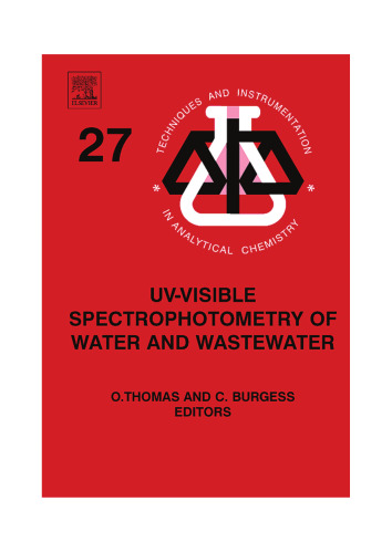 UV-Visible Spectrophotometry of Water and Wastewater