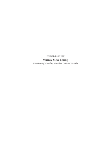 Comprehensive Biotechnology, Second Edition