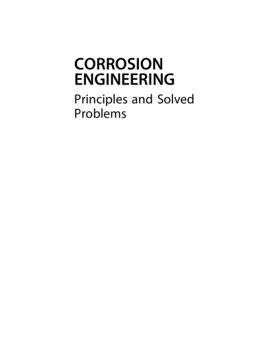 Corrosion Engineering: Principles and Solved Problems