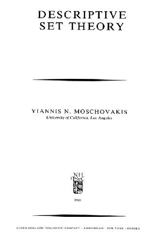 Descriptive Set Theory