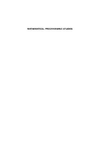 Computational mathematical programming