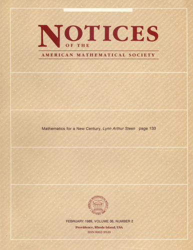 Notices of the American Mathematical Society