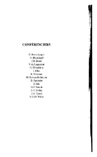 Cosmologie et structure a grande echelle = Cosmology and large scale structure: Les Houches, session LX, 1-28 aout 1993