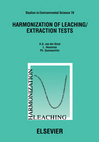 Harmonization of Leaching Extraction Tests
