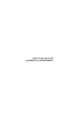 Point-to-set maps and mathematical programming