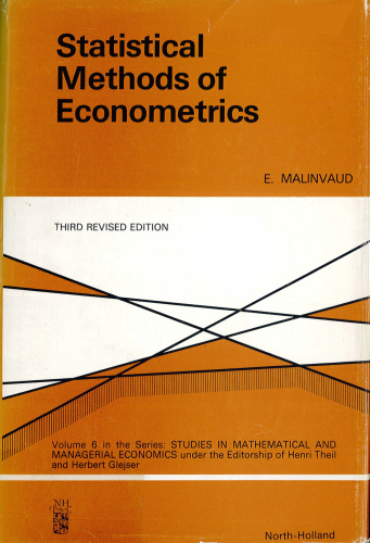 Statistical Methods of Econometrics