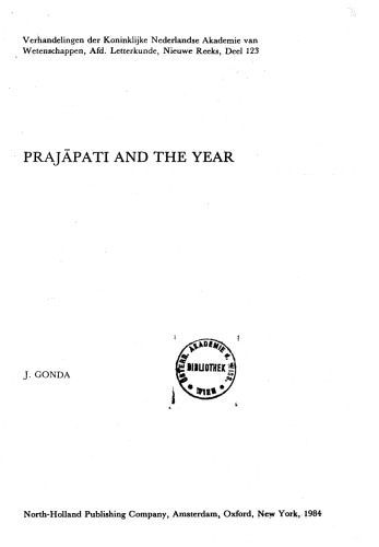 Prajāpati and the Year