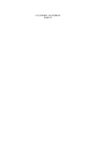 Cylindric Algebras, Part II