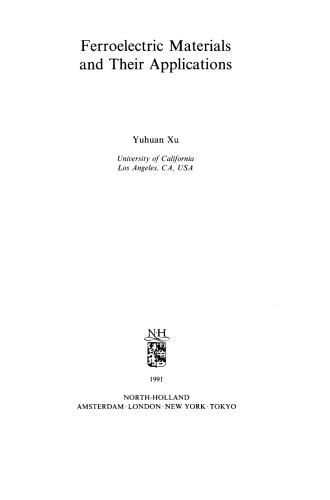 Ferroelectric Materials and Their Applications