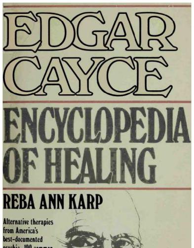 Edgar Cayce Encyclopedia of Healing