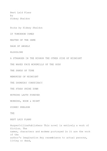 The Best Laid Plans