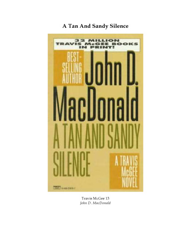 A Tan and Sandy Silence (Travis McGee Mysteries 13)