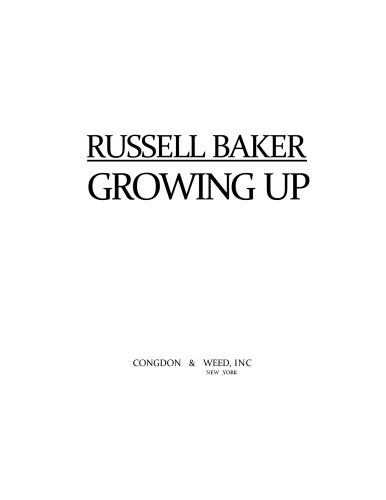Growing Up (Signet)