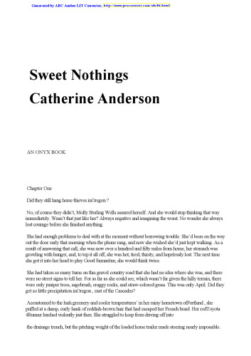 Sweet Nothings