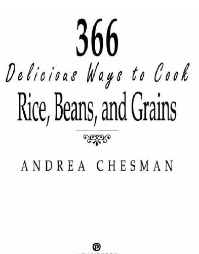 366 Delicious Ways to Cook Rice, Beans, and Grains