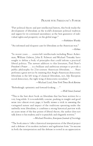 Freedom's Power: The True Force of Liberalism
