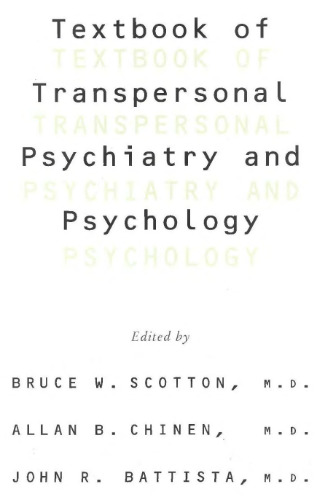 Textbook Of Transpersonal Psychiatry And Psychology