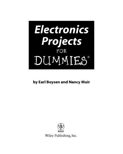 Electronics Projects for Dummies