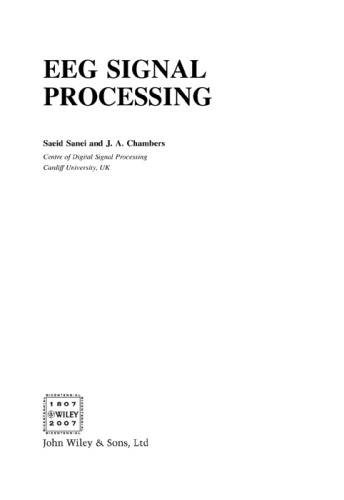 EEG signal processing