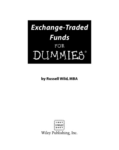 Exchange-traded Funds for Dummies