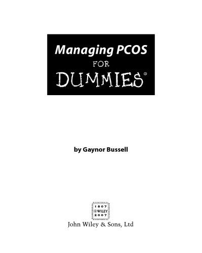 Managing PCOS For Dummies