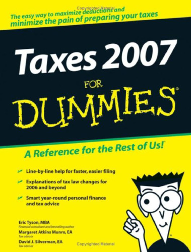Taxes 2007 For Dummies