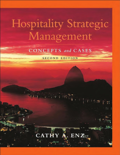 Hospitality Strategic Management: Concepts and Cases (Second Edition)