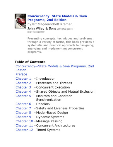 Concurrency: State Models & Java Programs