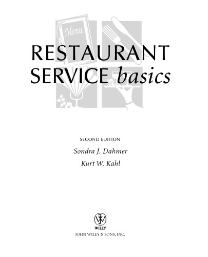 Restaurant Service Basics