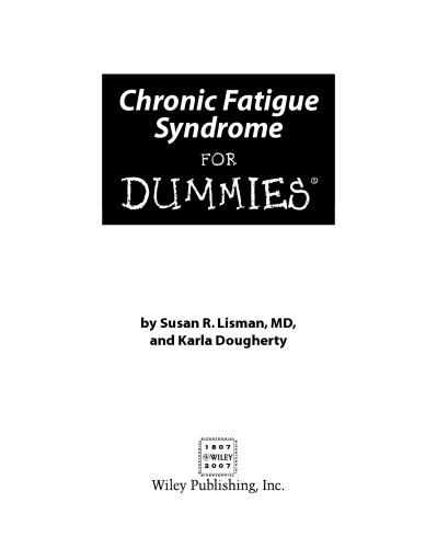Chronic Fatigue Syndrome for Dummies