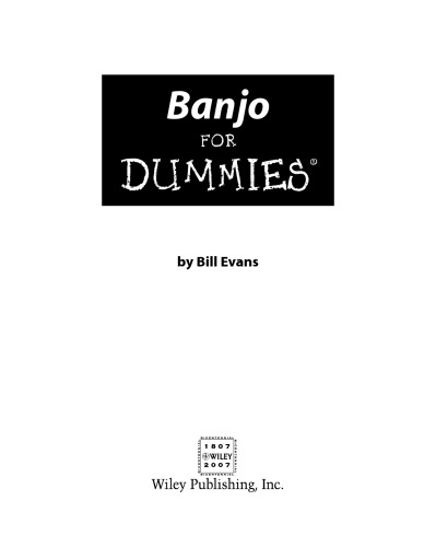 Banjo For Dummies (For Dummies (Sports & Hobbies))