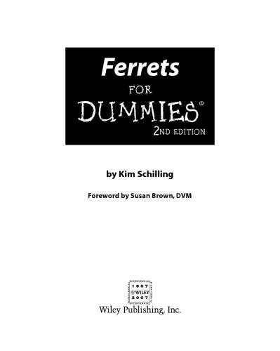 Ferrets For Dummies