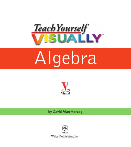 Teach Yourself VISUALLY Algebra