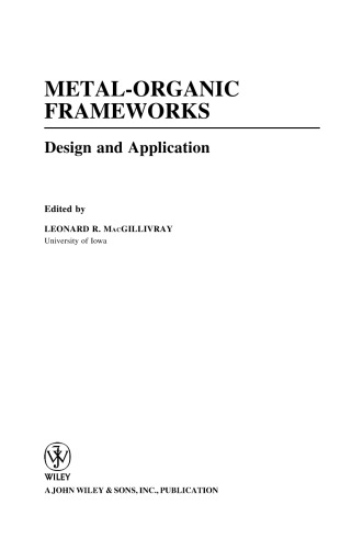 Metal-Organic Frameworks: Design and Application