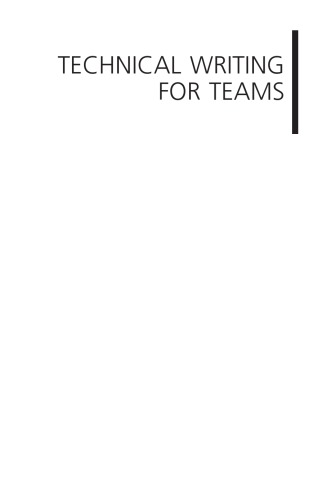 Technical Writing for Teams: The STREAM Tools Handbook