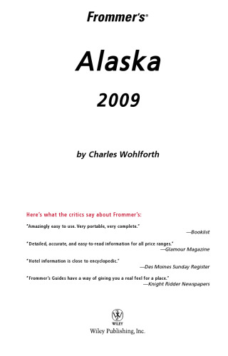 Frommer's Alaska 2009 (Frommer's Complete)