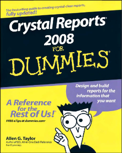 Crystal Reports 2008 For Dummies