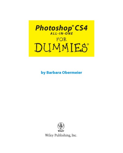 Photoshop CS4 All-In-One for Dummies