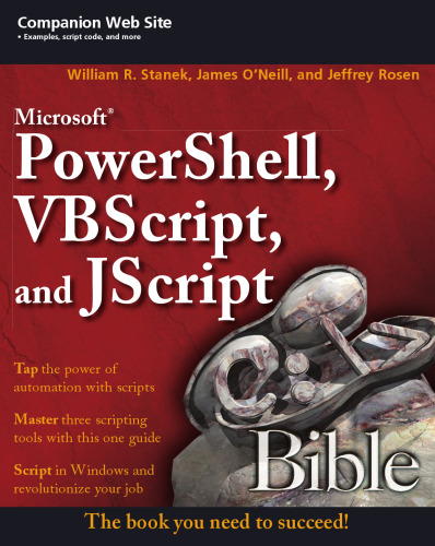 Microsoft Powershell, VBScript, and JScript bible