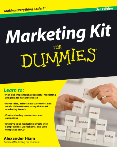 Marketing Kit for Dummies, 3rd Edition