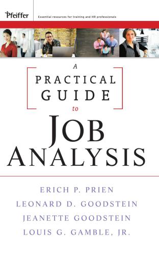 A Practical Guide to Job Analysis