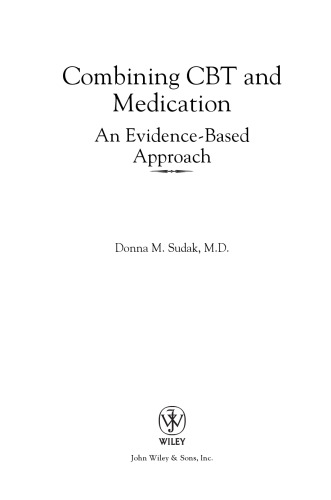 Combining CBT and Medication: An Evidence-Based Approach