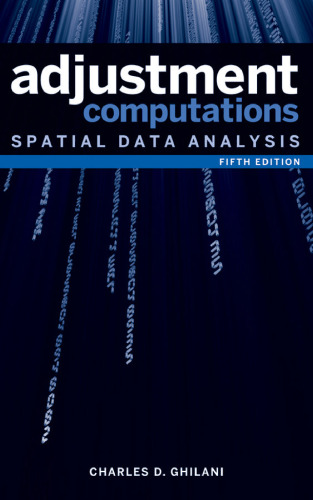 Adjustment Computations: Spatial Data Analysis