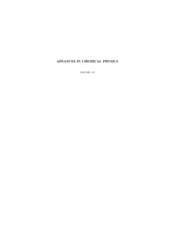 Advances in Chemical Physics,